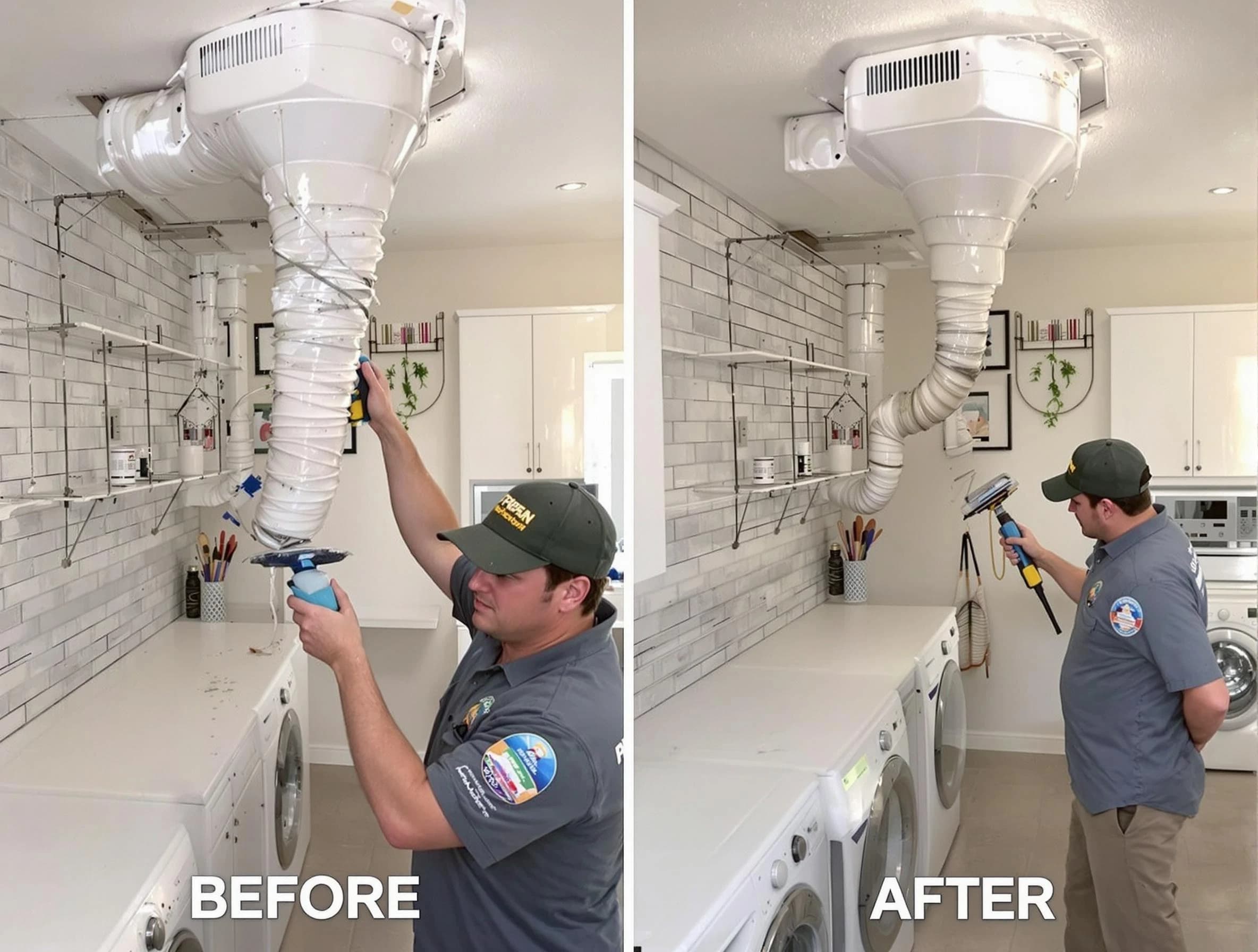 Professional dryer exhaust vent cleaning by White City Dryer Vent Cleaning in White City