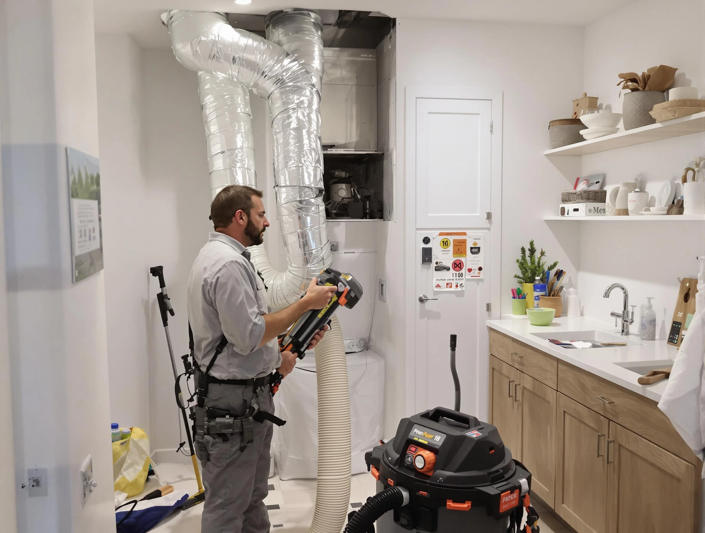 Clogged Dryer Vent Cleaning in White City