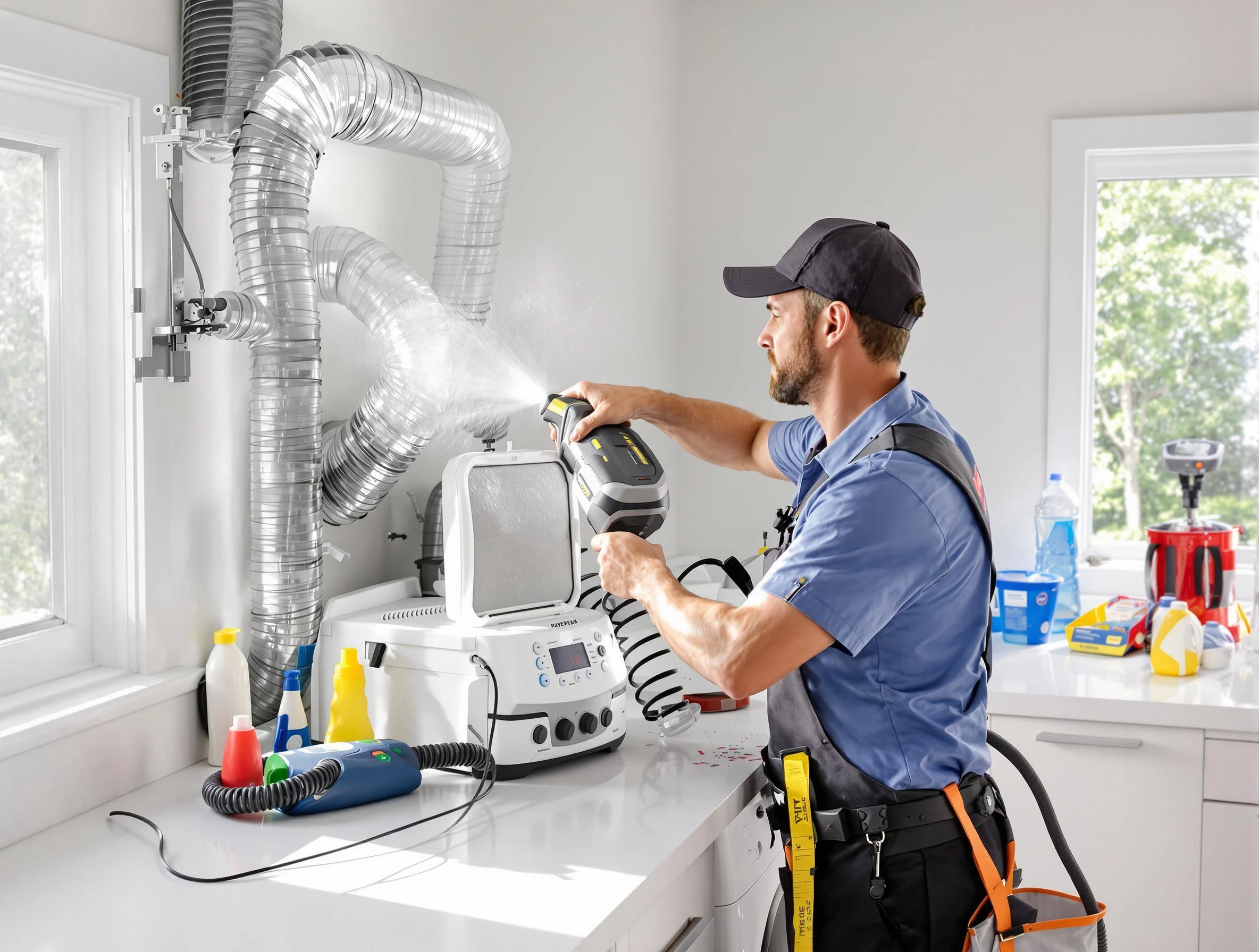 Residential Dryer Vent Cleaning in White City