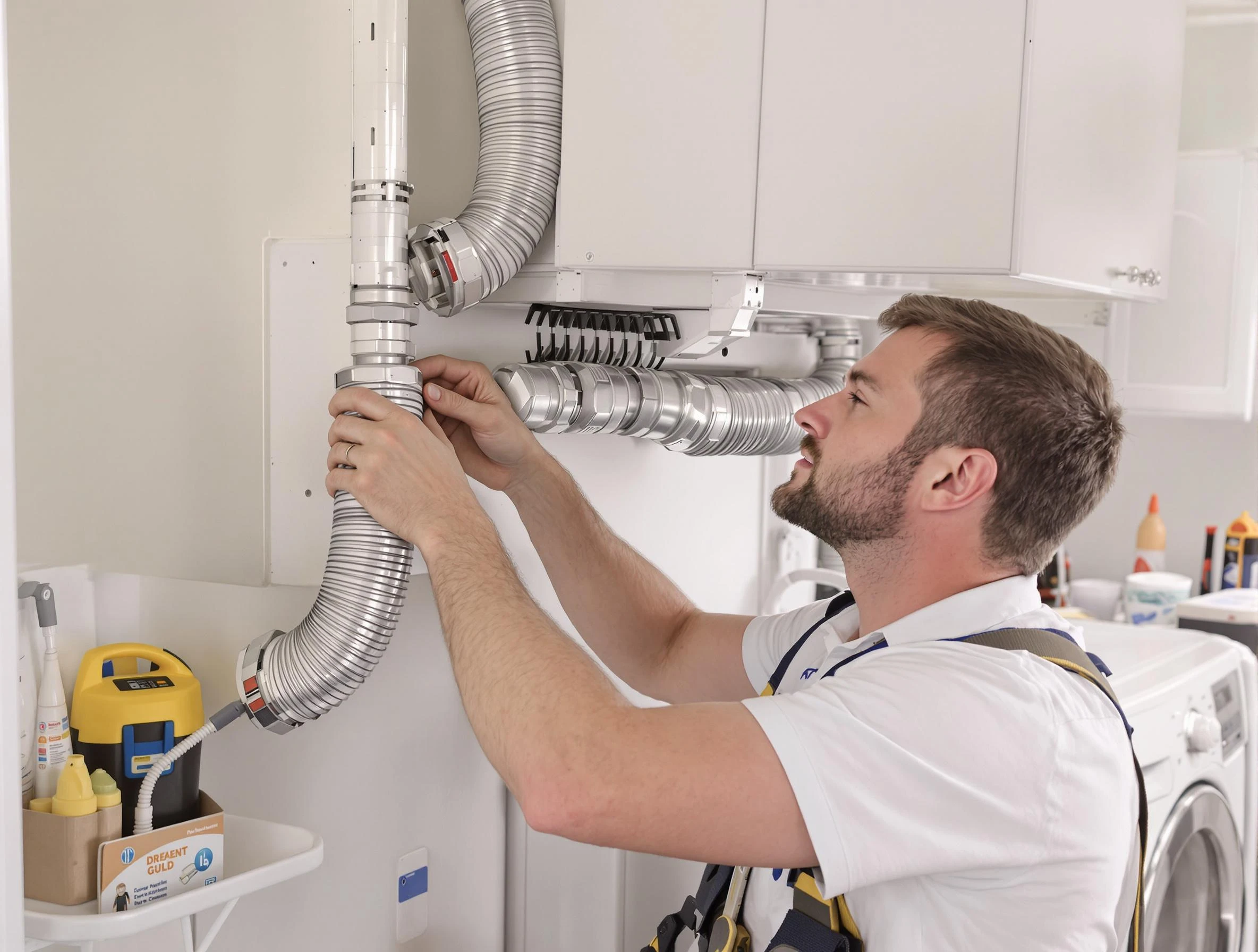 Professional dryer vent repair and installation by White City Dryer Vent Cleaning in White City
